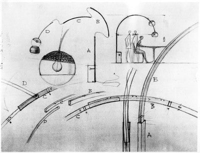 TR82006 Arco style floor lamp