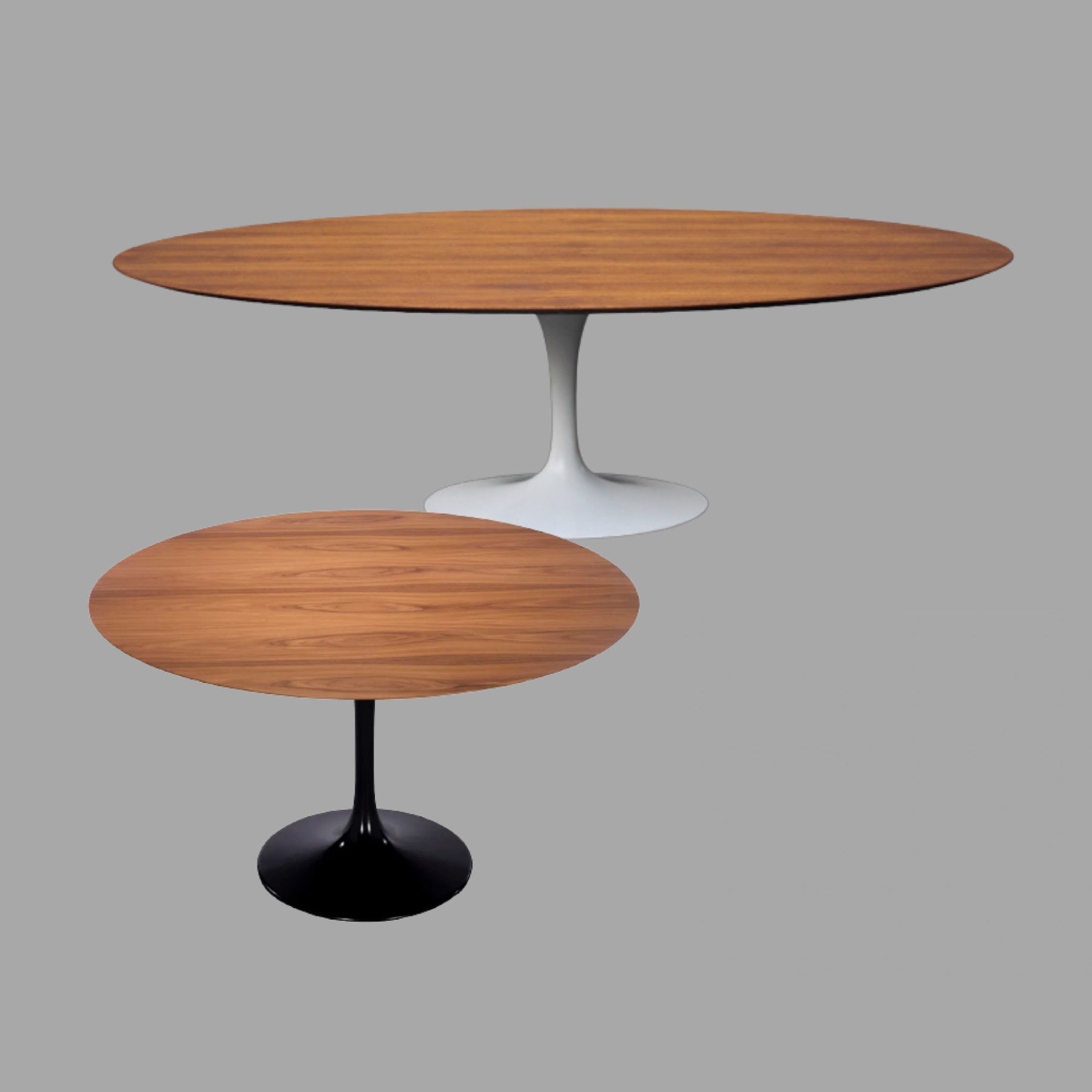 TR70014b Tulip walnut veneer table