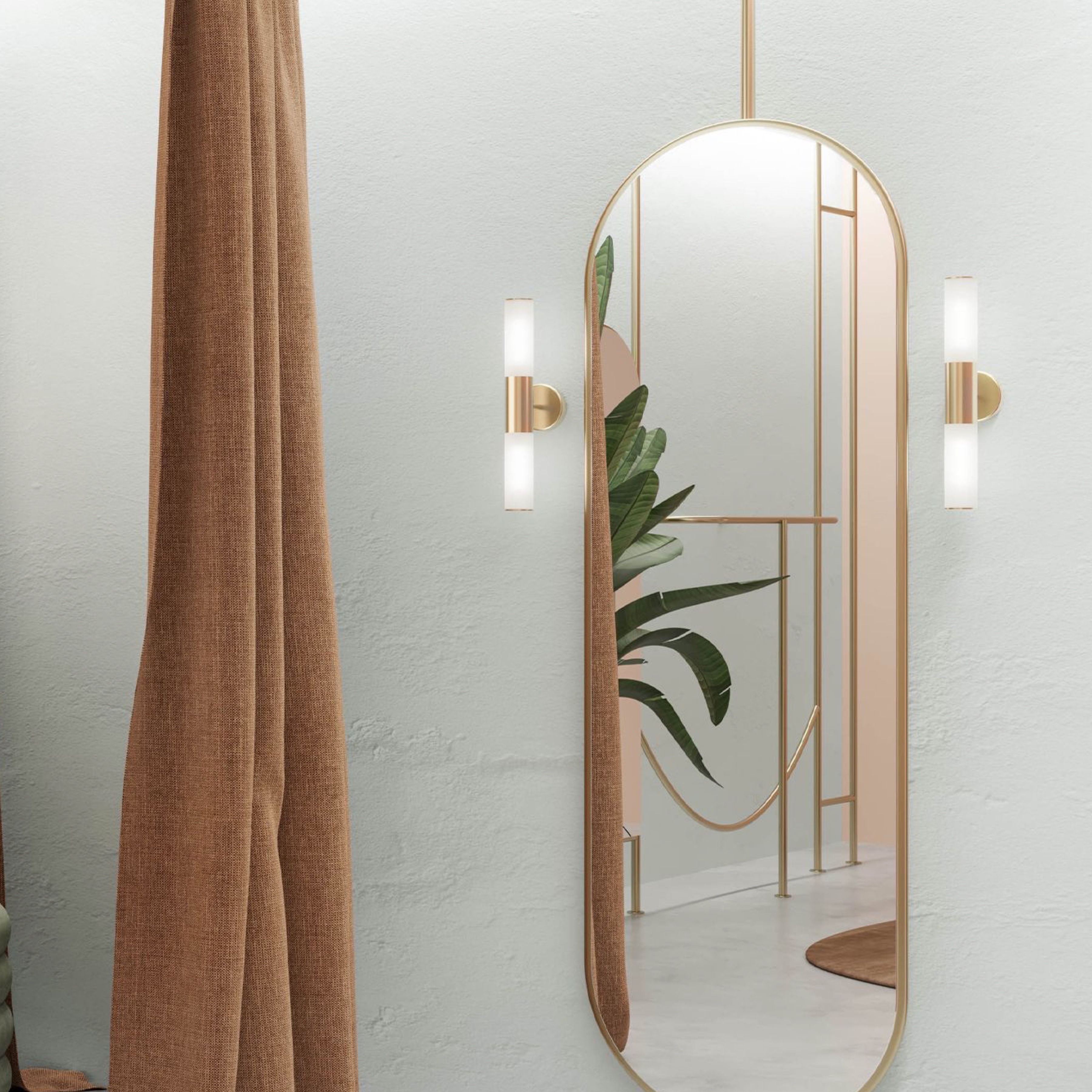 TR80084W Il-Fanale Etoile Style Wall Lamps