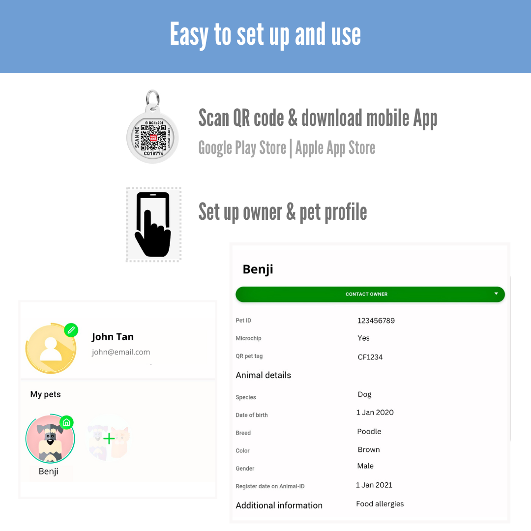 DC Comics Nylon Collar | Free ID Pet Tag