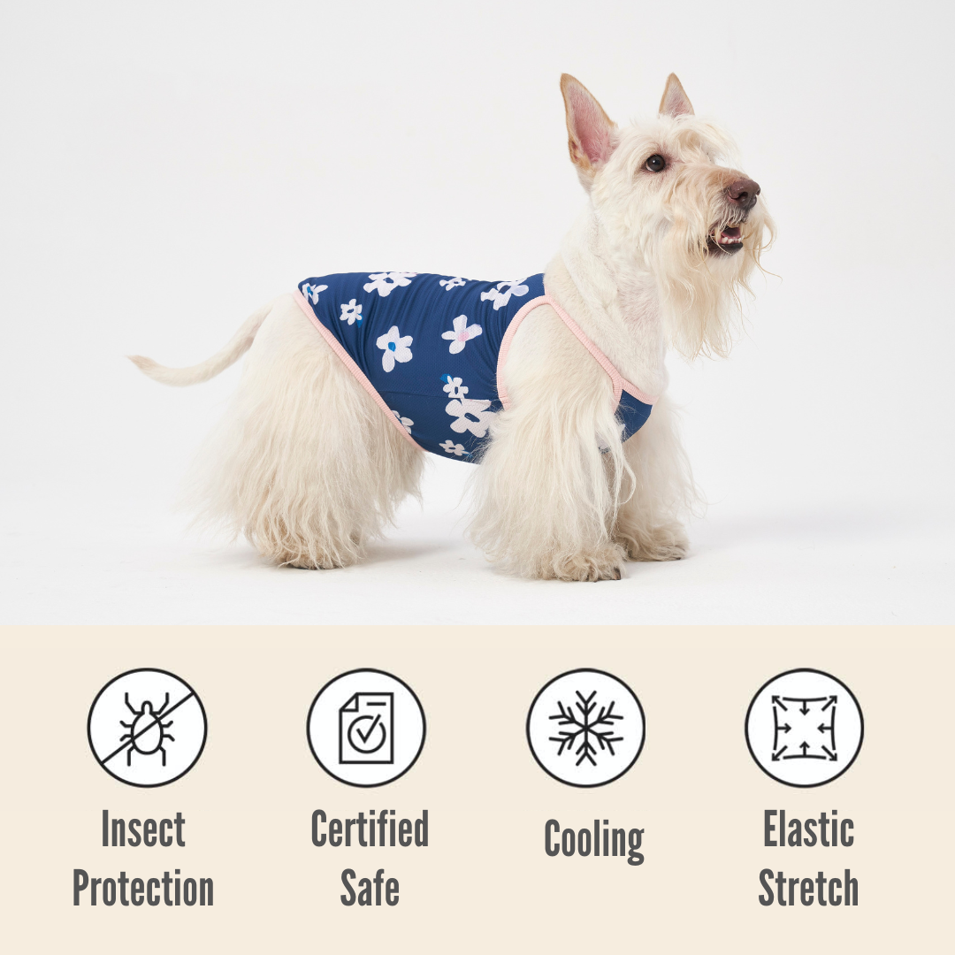 Cooling T-shirt | Insect Shield Navy