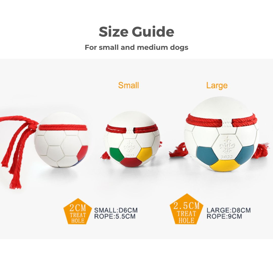 Soccer Ball Chew Toy | Treats Dispenser