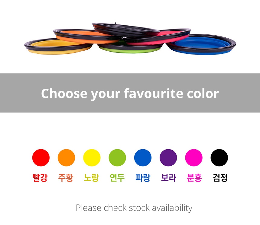 Collapsible Travel Bowl