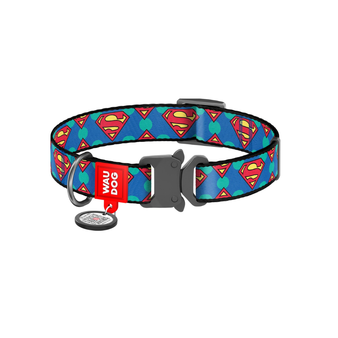 DC Comics Nylon Collar | Free ID Pet Tag
