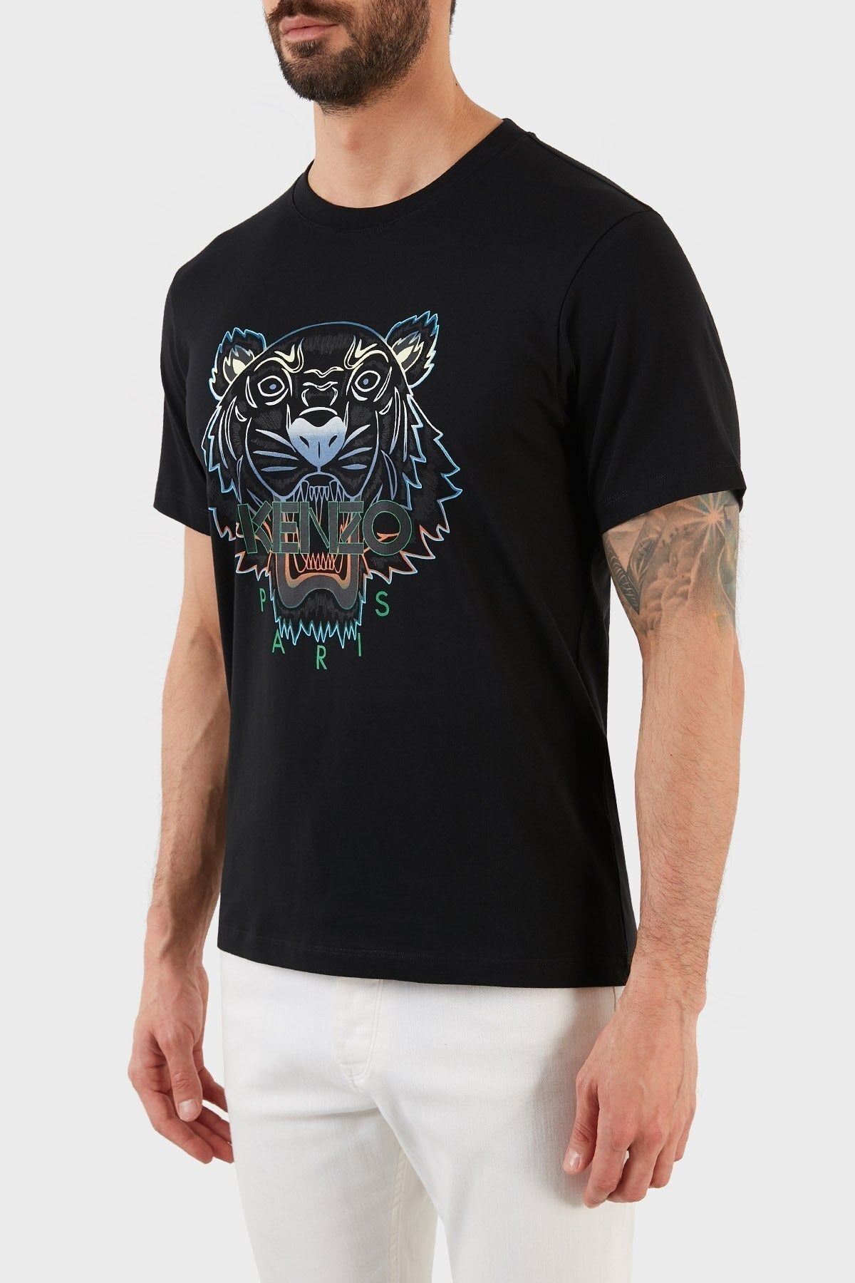 Kenzo SS22 Gradient Tiger Tee Black