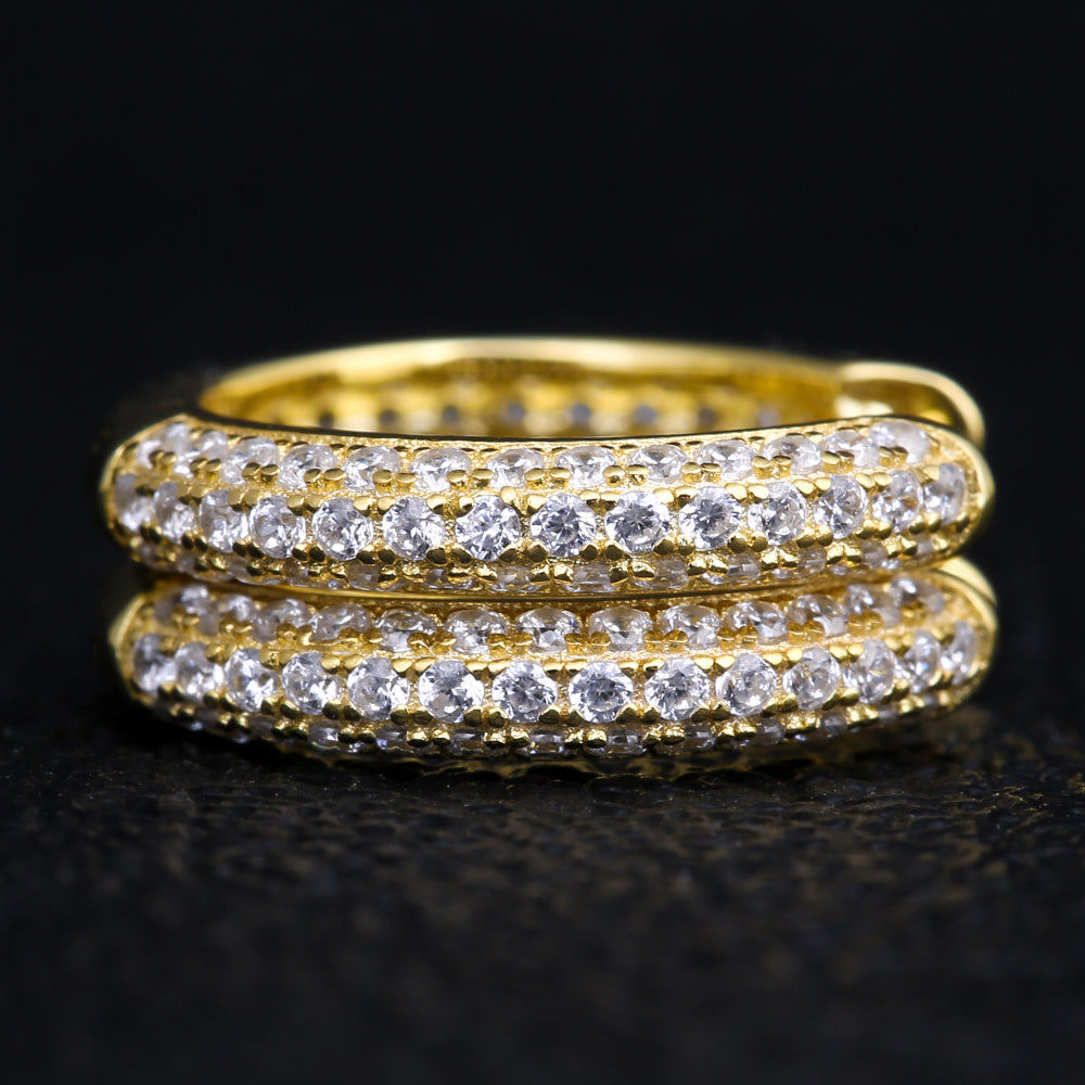 15mmシルバー925フルドリル両耳ピアス - jpkrkc&co