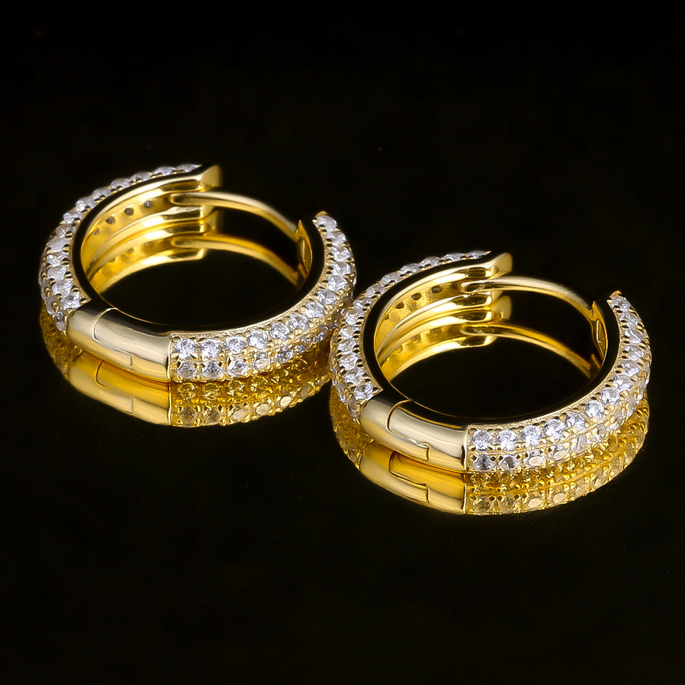 15mmシルバー925フルドリル両耳ピアス - jpkrkc&co