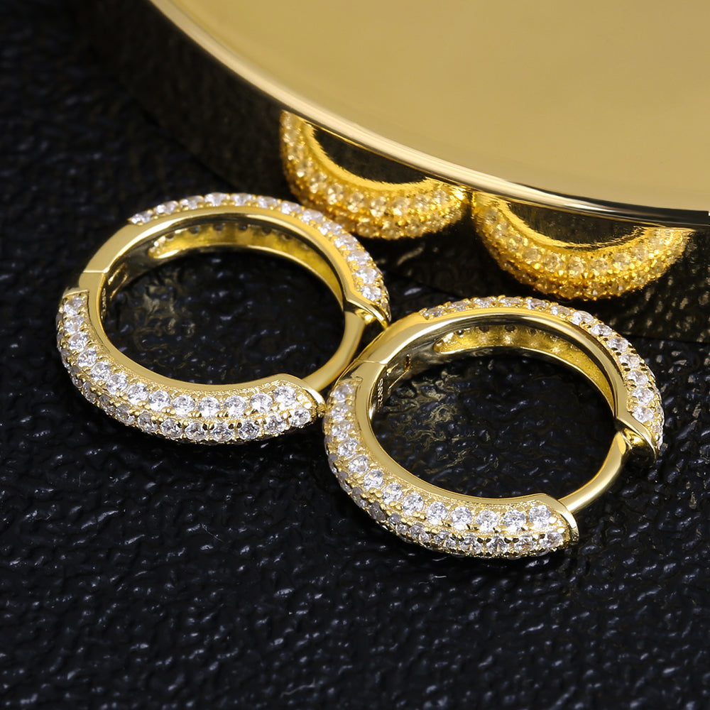 15mmシルバー925フルドリル両耳ピアス - jpkrkc&co