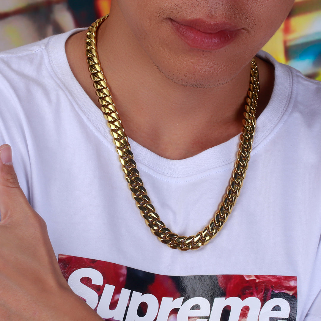 喜平 ネックレス メンズ 12mm 45cm-65cm （2色選択可）KRKC