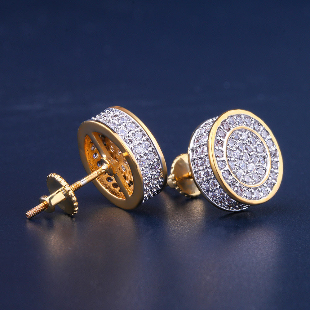 KRKC 14k ゴールド メンズ人気ピアス ファションスタッドピアス通販