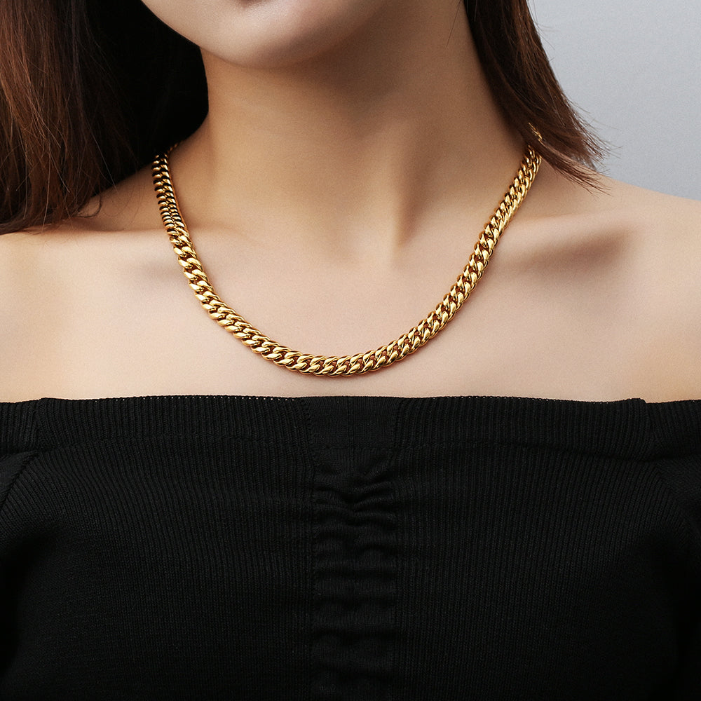 ネックレス レディース 喜平 18金 8mm 40cm-65cm KRKC