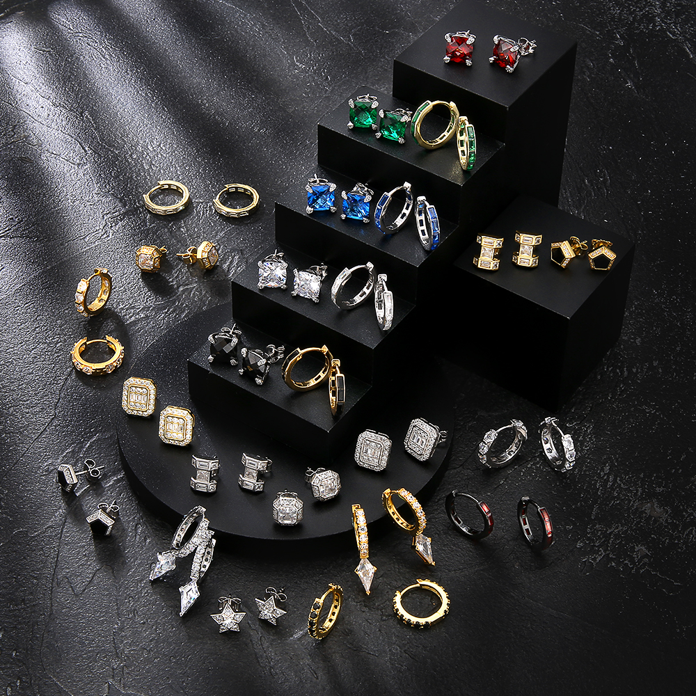 メンズ ピアス 3点セット（両耳） KRKC