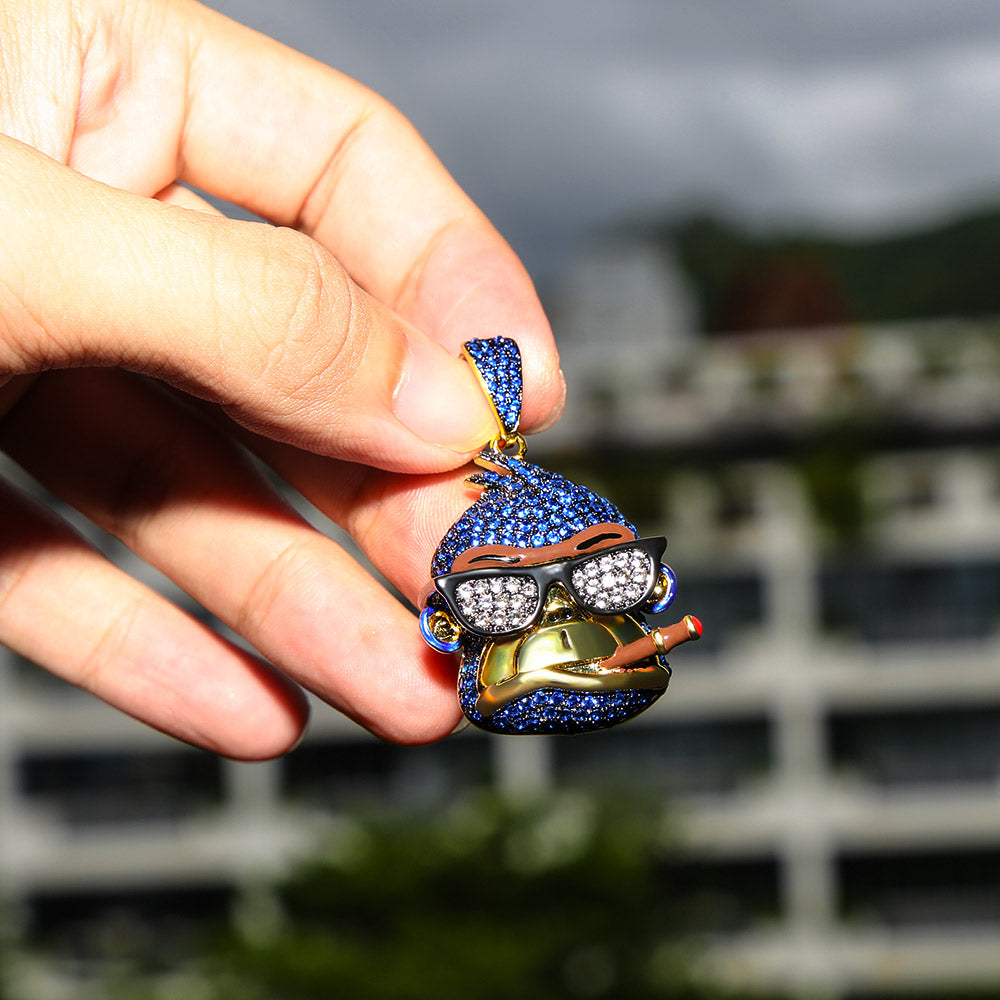 14kゴールド多色個性溢れるゴリラペンダント - jpkrkc&co