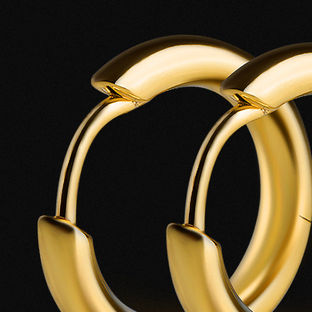 KRKC 15mm シルバー925 フープピアス 人気 14 金