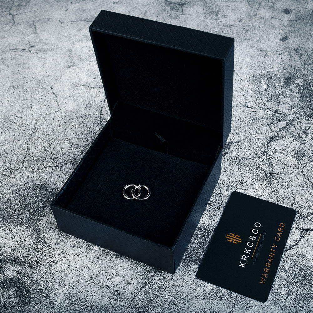 シルバー925両耳リングピアス15mm - jpkrkc&co