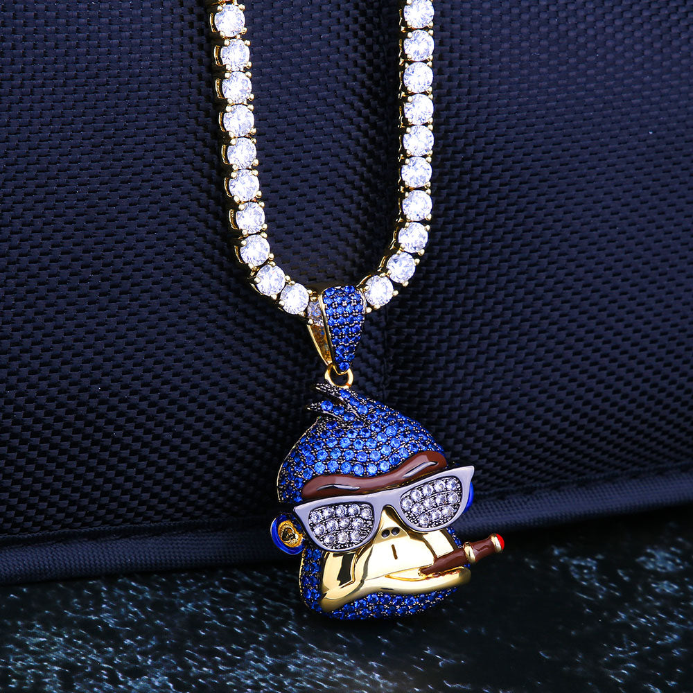 14kゴールド多色個性溢れるゴリラペンダント - jpkrkc&co