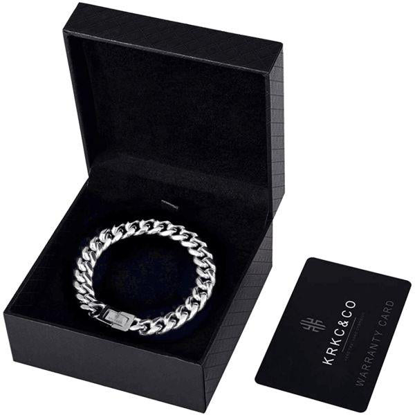 喜平 ブレスレット メンズ  10mm 18cm-22cm (3色選択可) KRKC