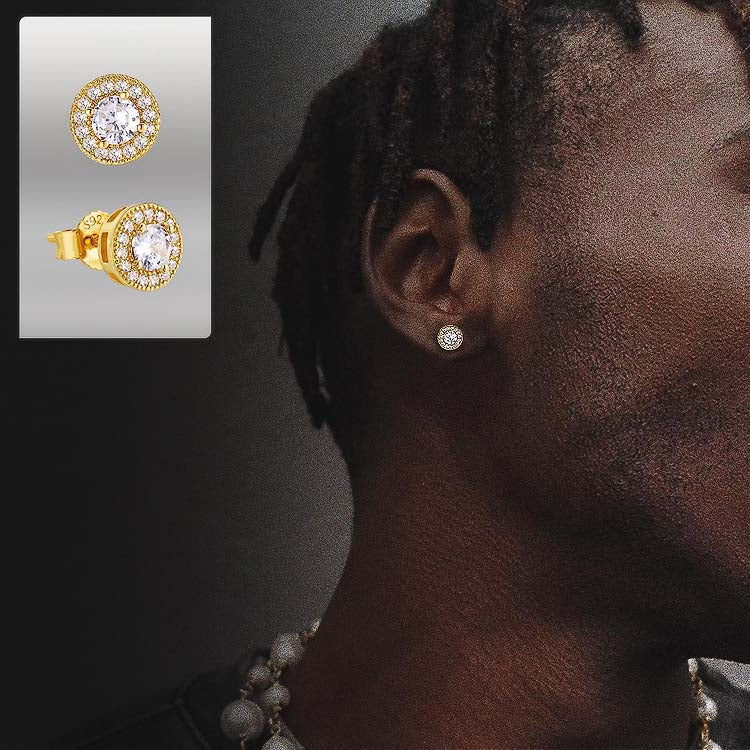 14k ゴールド ダイヤモンド ピアス シルバー925-krkc&co