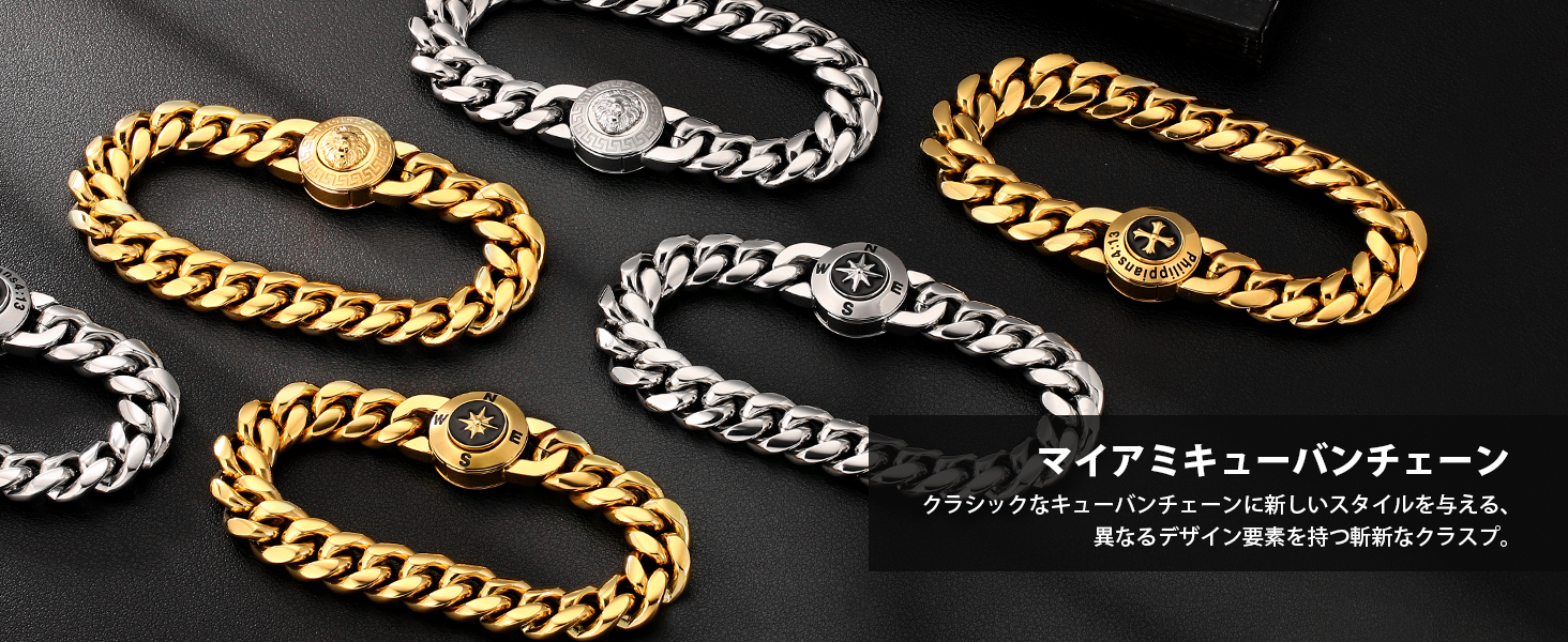 NEW Lion Button Clasp】2面 喜平 ブレスレット 12mm KRKC NEW Lion Button Clasp】2面 喜平 ブレスレット 12mm KRKC