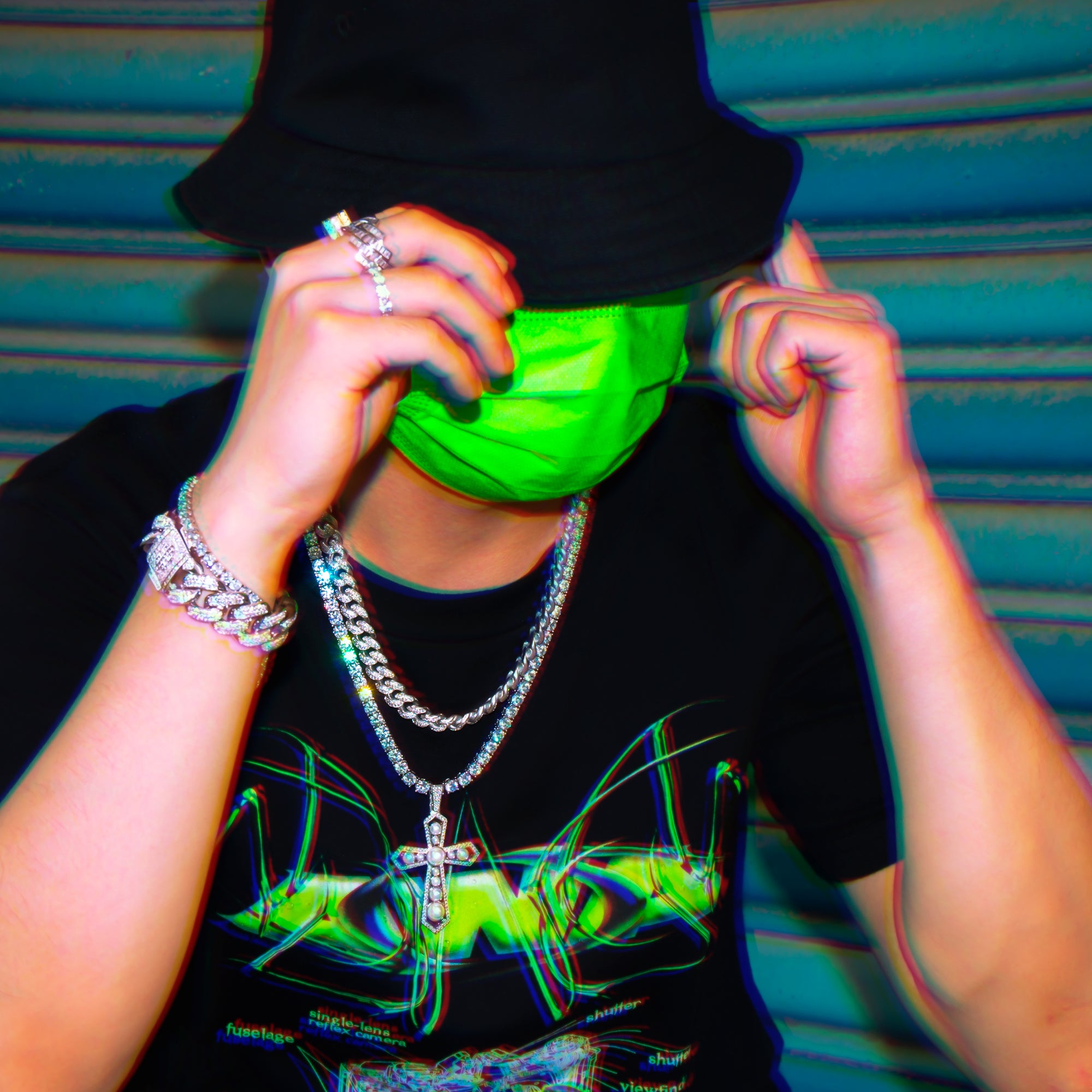 12mm CZダイヤ 喜平 ネックレス 純銀 KRKC