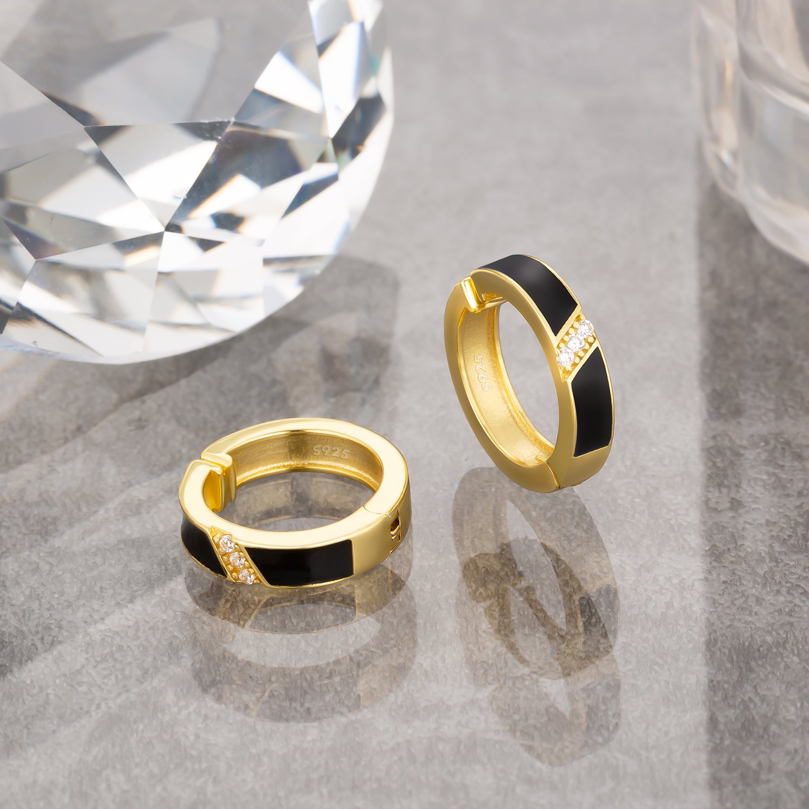 15mm CZダイヤ イヤーカフ シルバー 925 KRKC