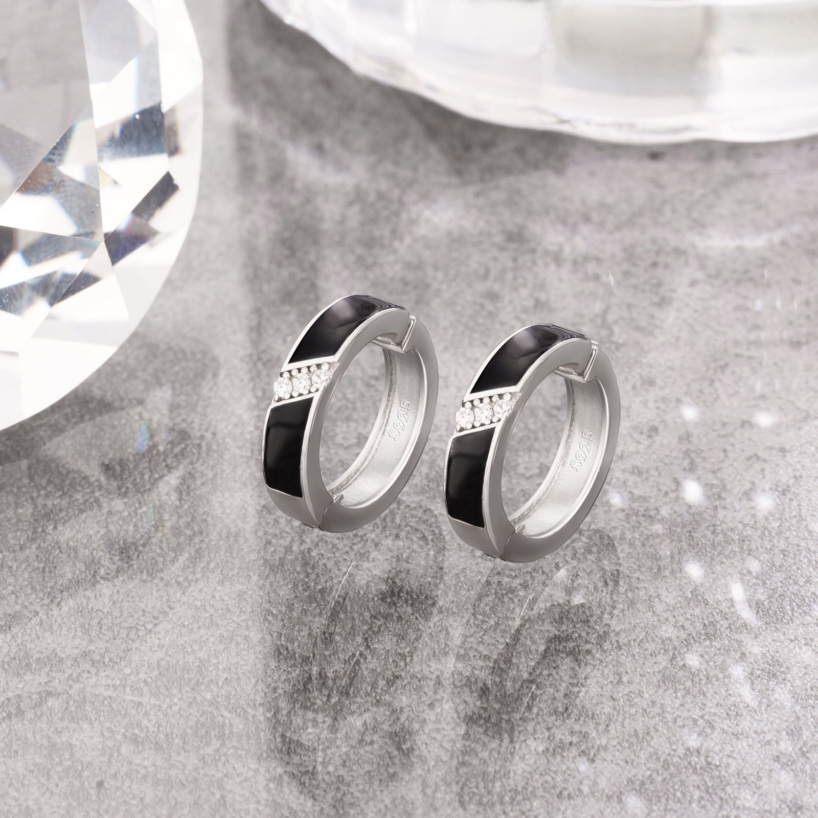 15mm CZダイヤ イヤーカフ シルバー 925 KRKC