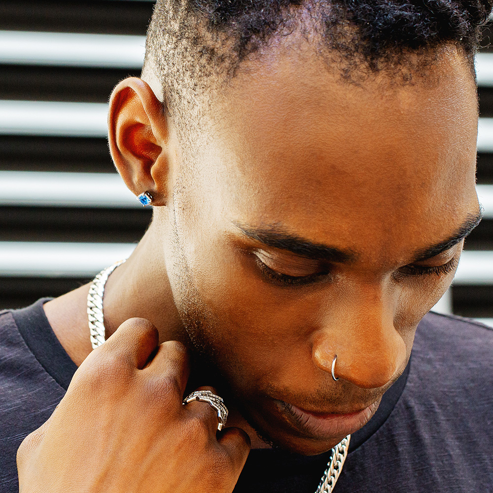 メンズ ピアス 3点セット（両耳） KRKC