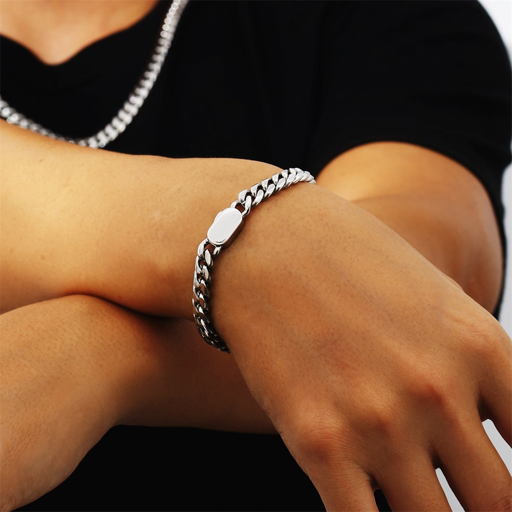 8mm 喜平 ブレスレット おしゃれ留め具 KRKC