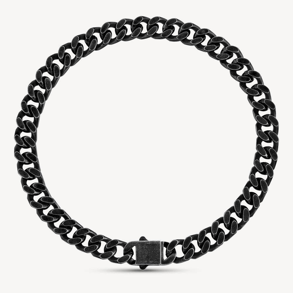 4面カット 黒金 喜平 ネックレス メンズ 14mm 40cm-65cm KRKC