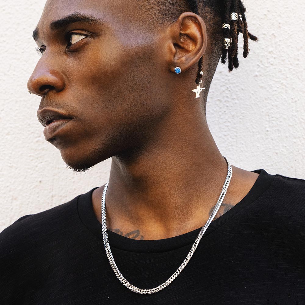 6面 ダブル 喜平 ネックレス 6mm 45cm-65cm 18金 KRKC