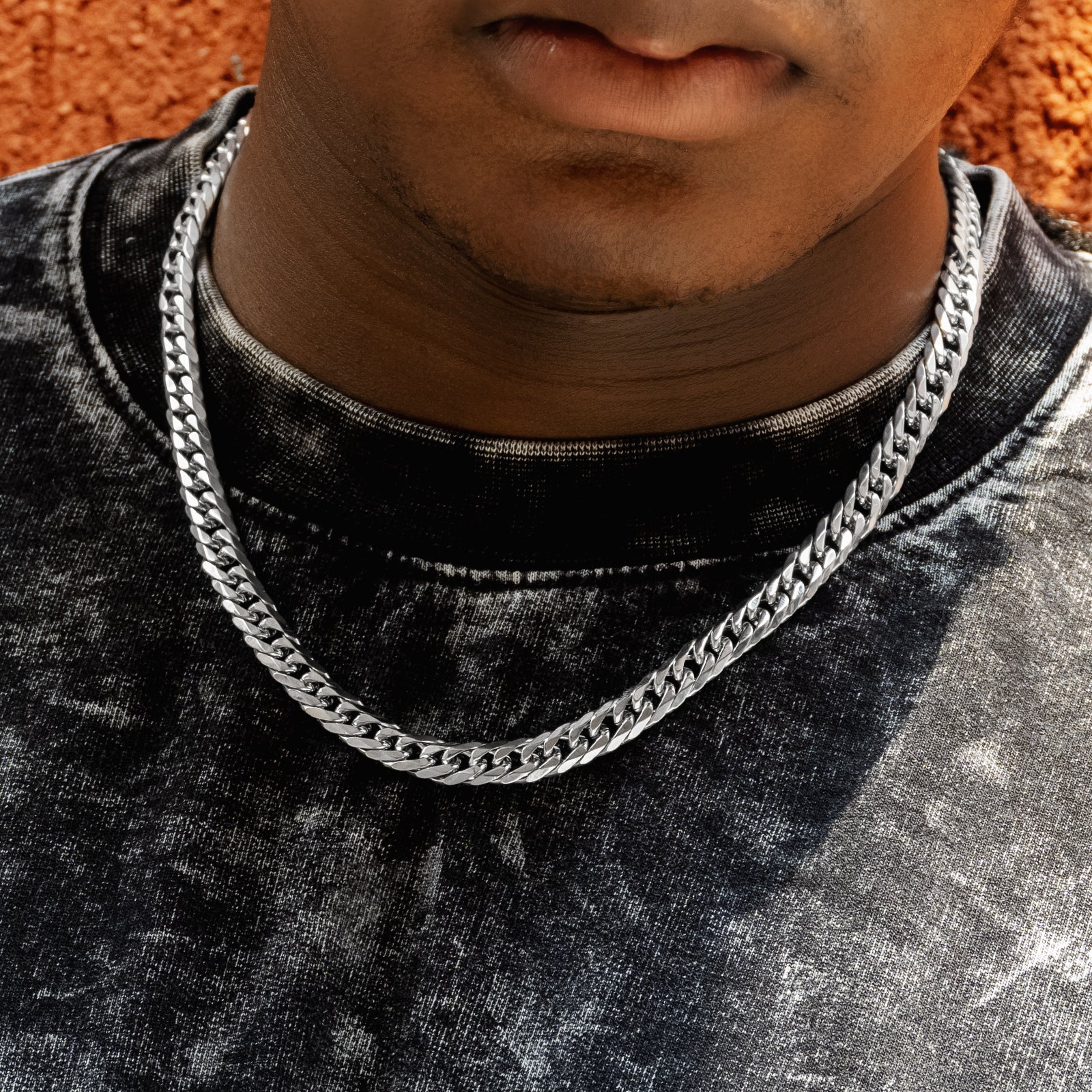 6面 ダブル 喜平 ネックレス 8mm 45cm-65cm KRKC