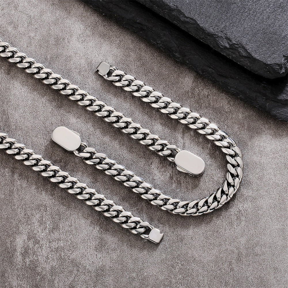 8mm 喜平 ネックレス&ブレスレット セット おしゃれ留め具 KRKC