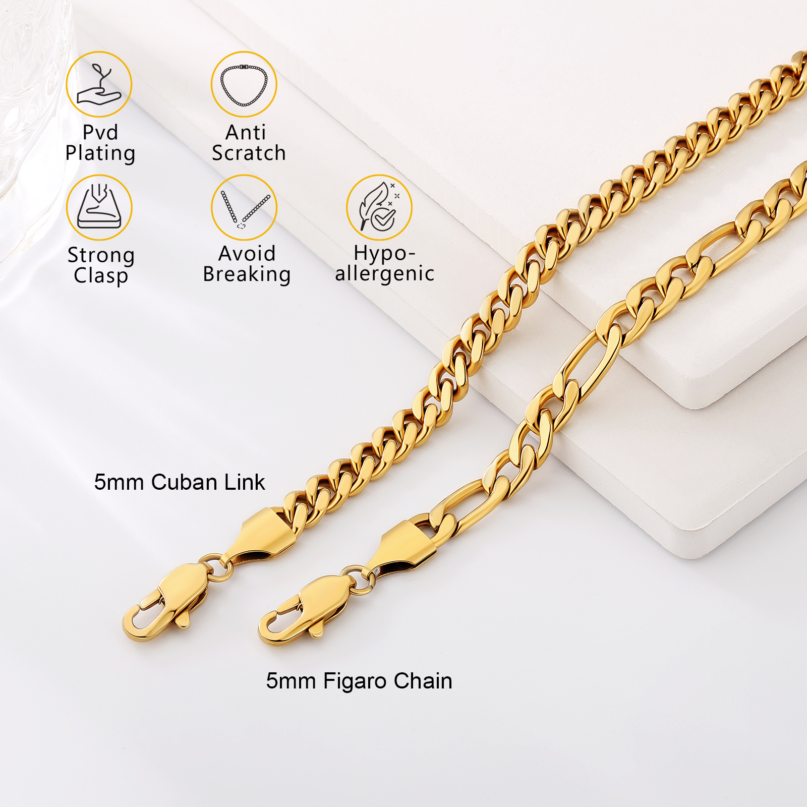 5mm 喜平 ブレスレット 男女兼用 KRKC