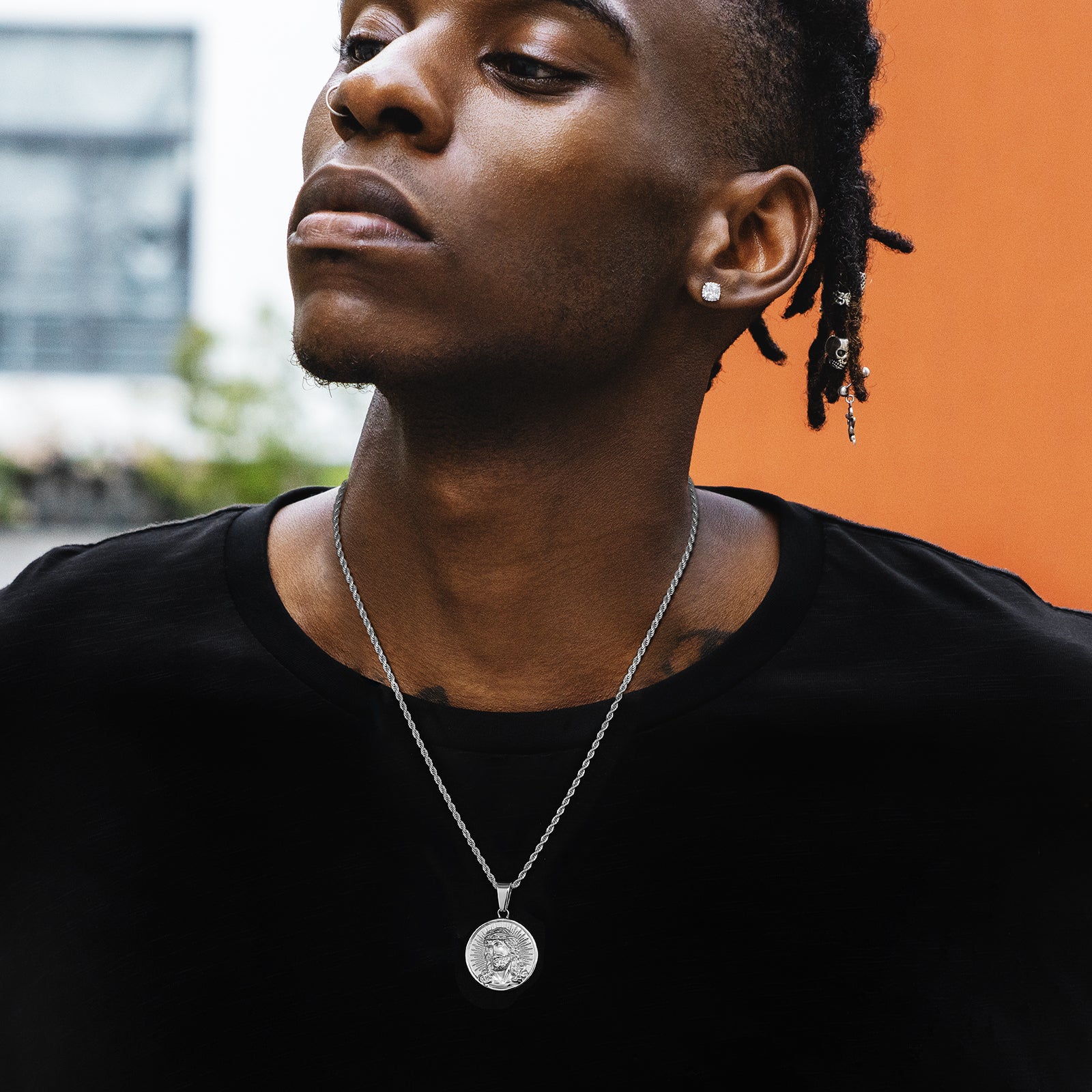 イエス キリスト コイン ペンダント ネックレス KRKC