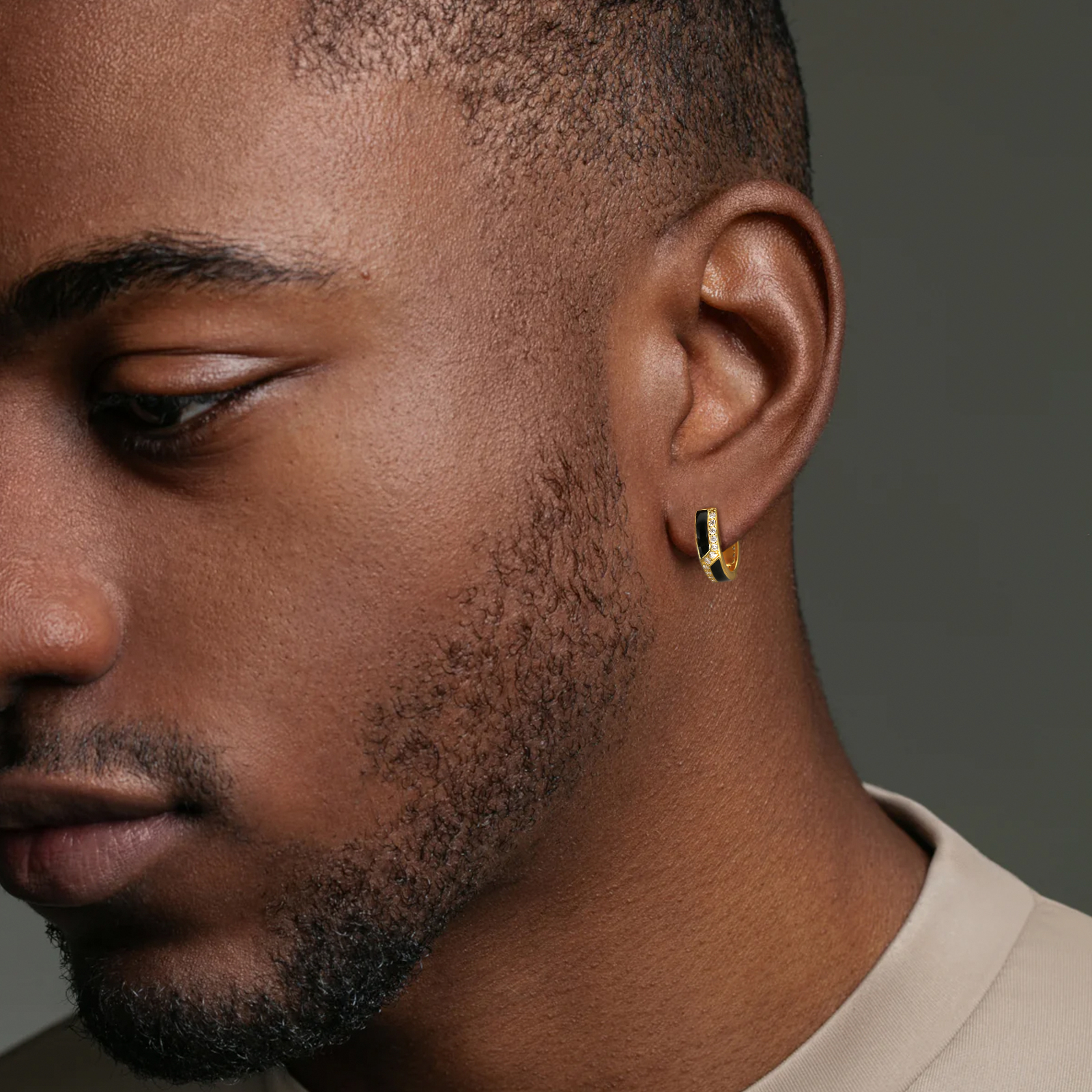 15mm フープピアス メンズ S925 シルバー アレルギー対応 KRKC