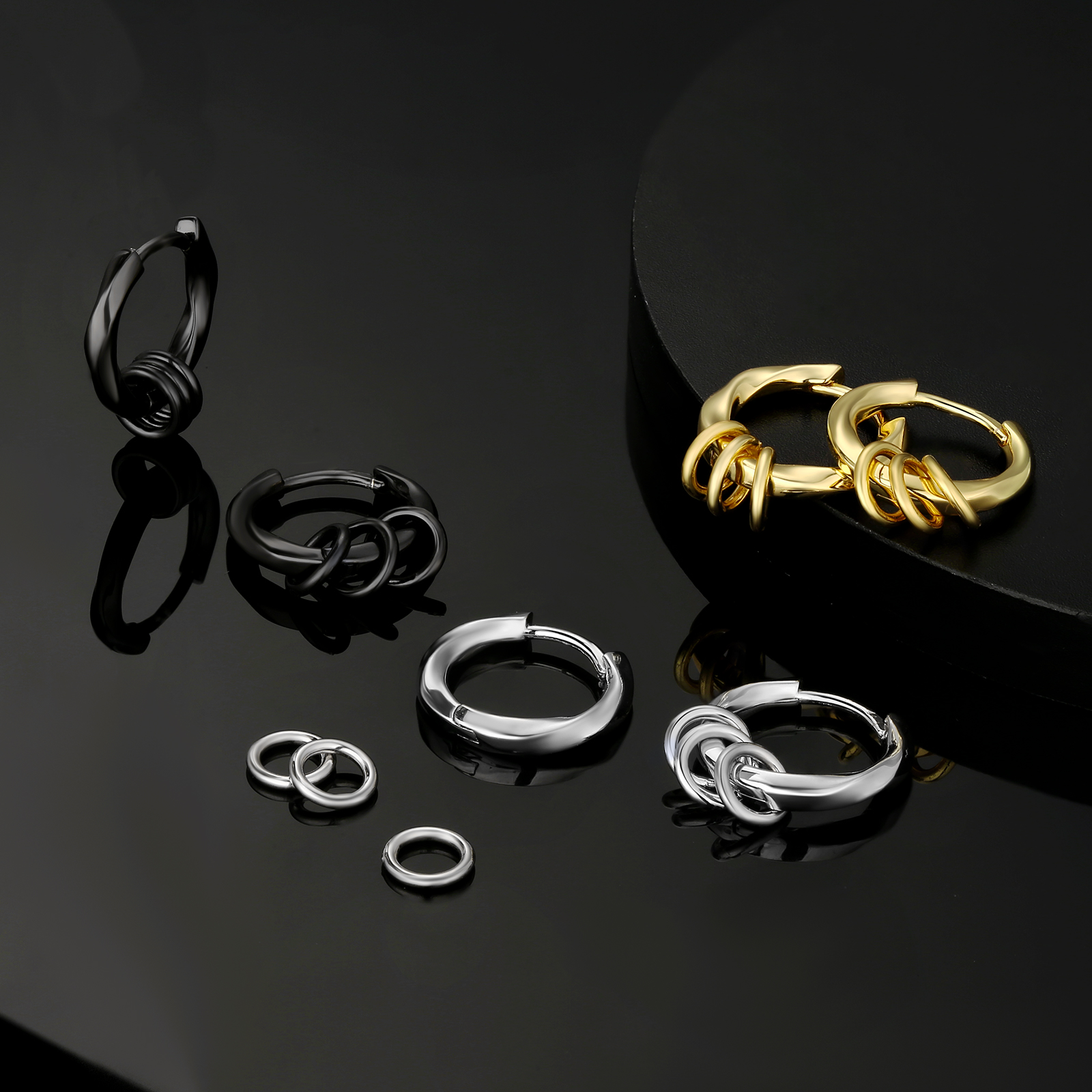 15mm 2way フープピアス S925 KRKC