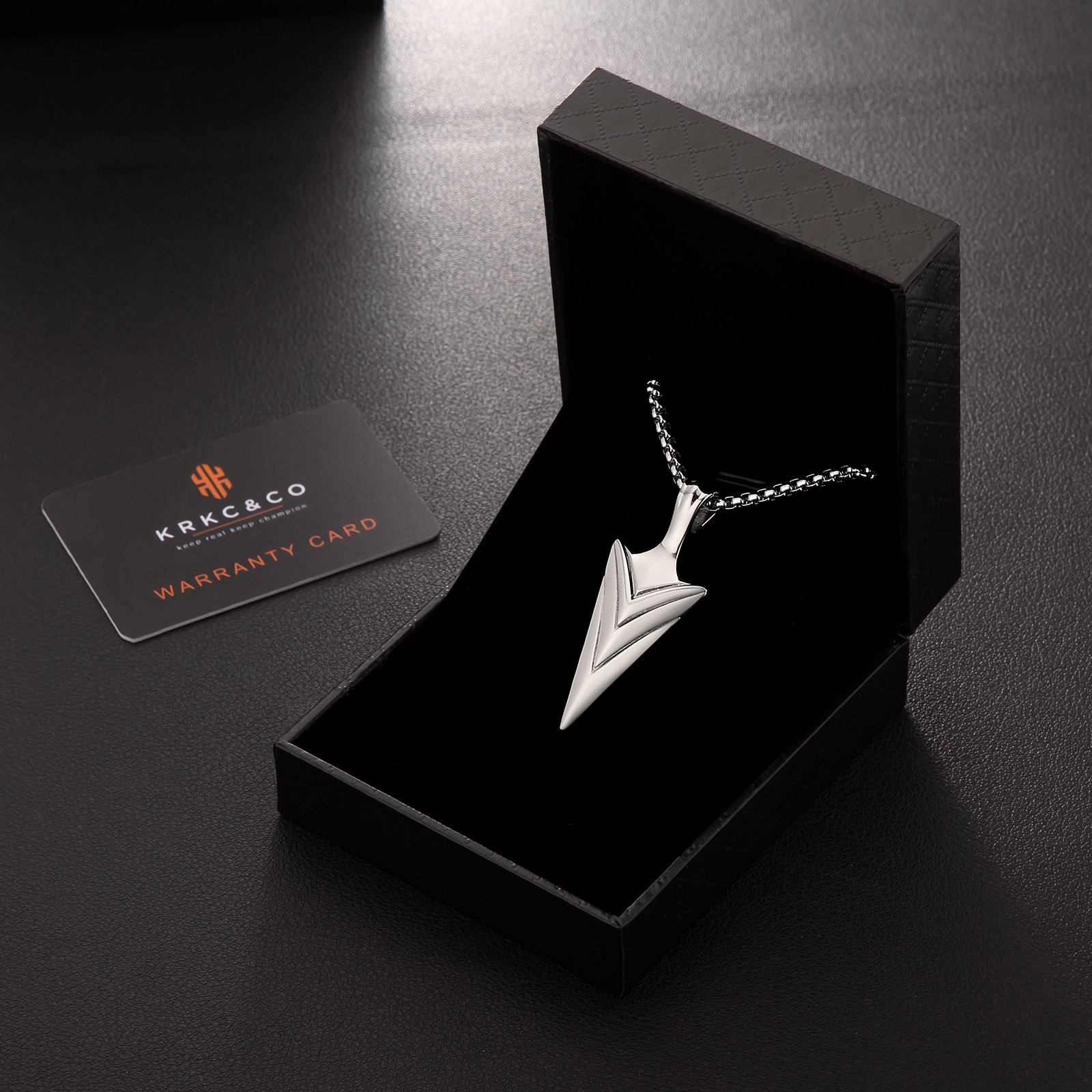 バイキング アロー ペンダント ネックレス メンズ KRKC