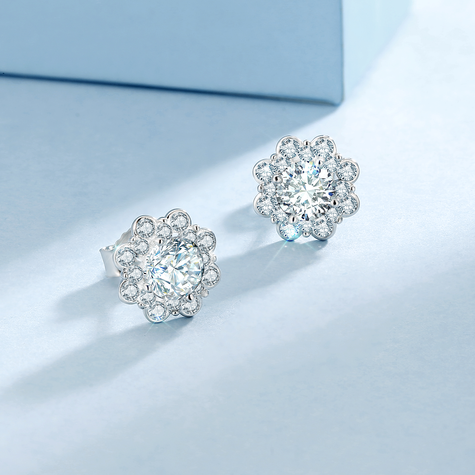 0.5カラット モアサナイト スタッド ピアス S925 KRKC