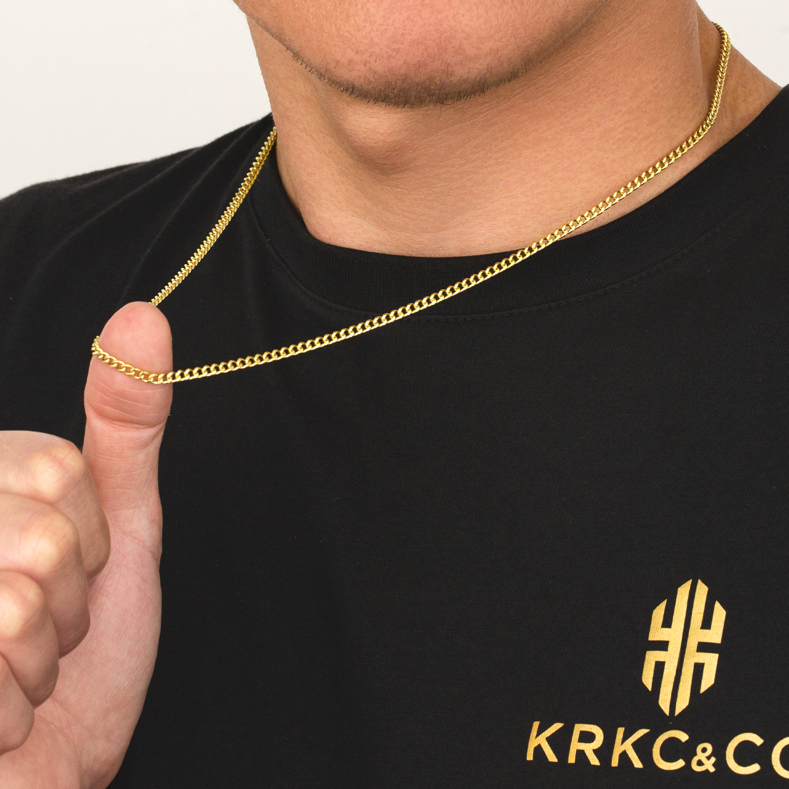 【NEW】14k 喜平 ネックレス 幅3mm KRKC