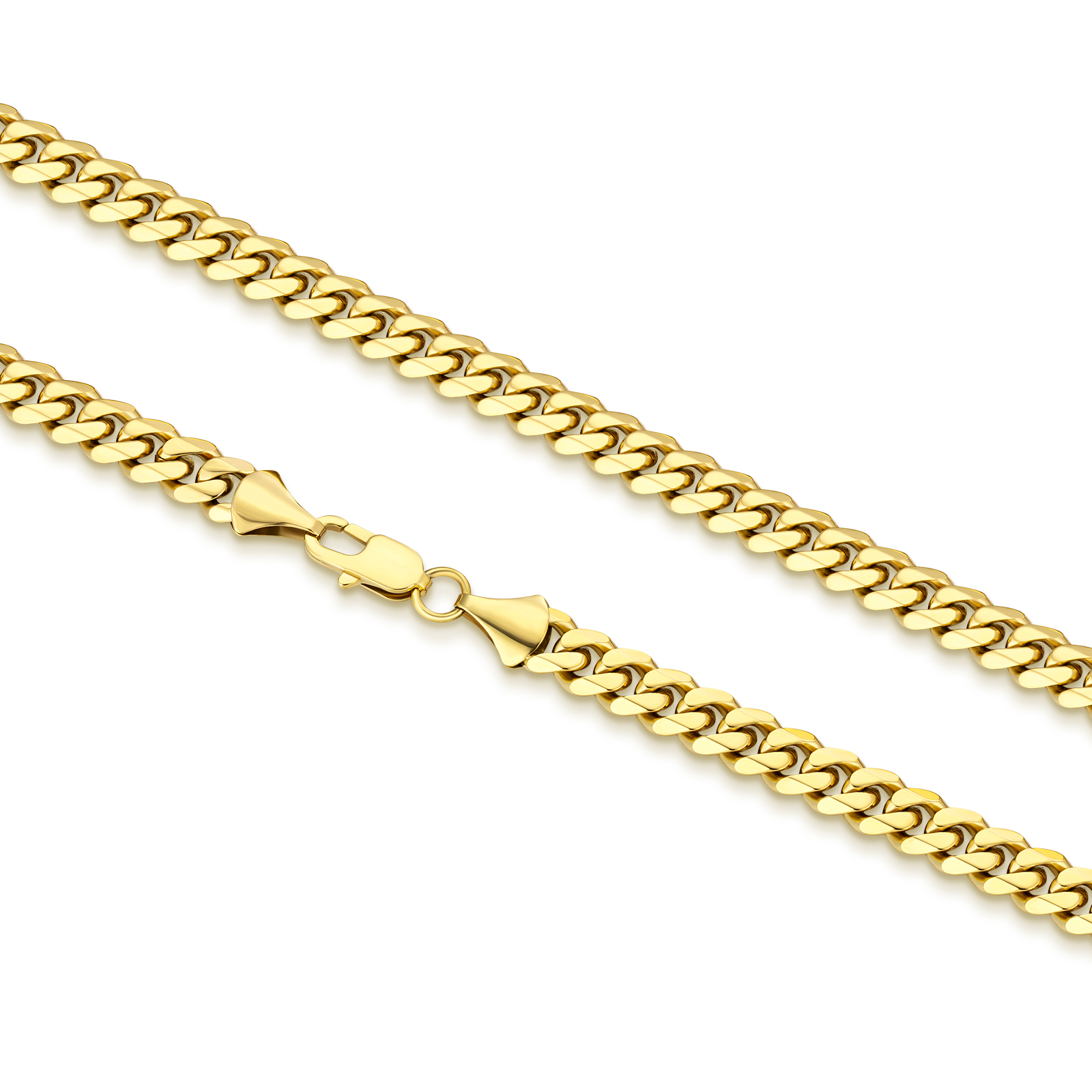 NEW】14k 6面 喜平 ネックレス メンズ 幅6mm chain hiphop jewelry KRKC