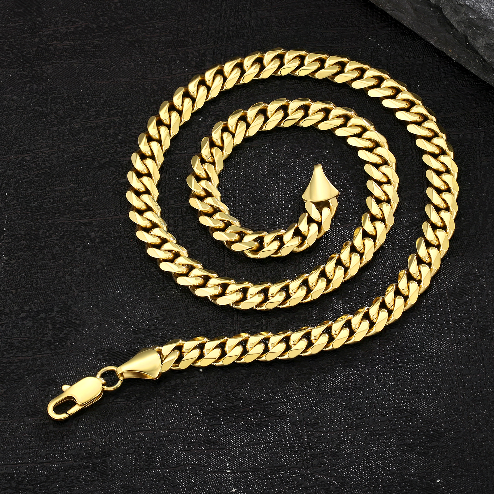 【NEW】14k マイアミ 6面 喜平 ネックレス 幅6mm KRKC