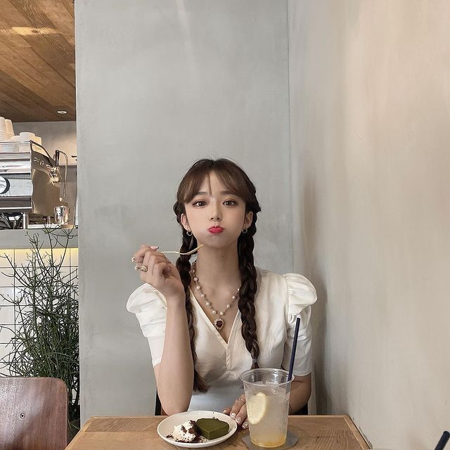 パール ネックレス レディース レッド CZダイヤ ペンダント KRKC