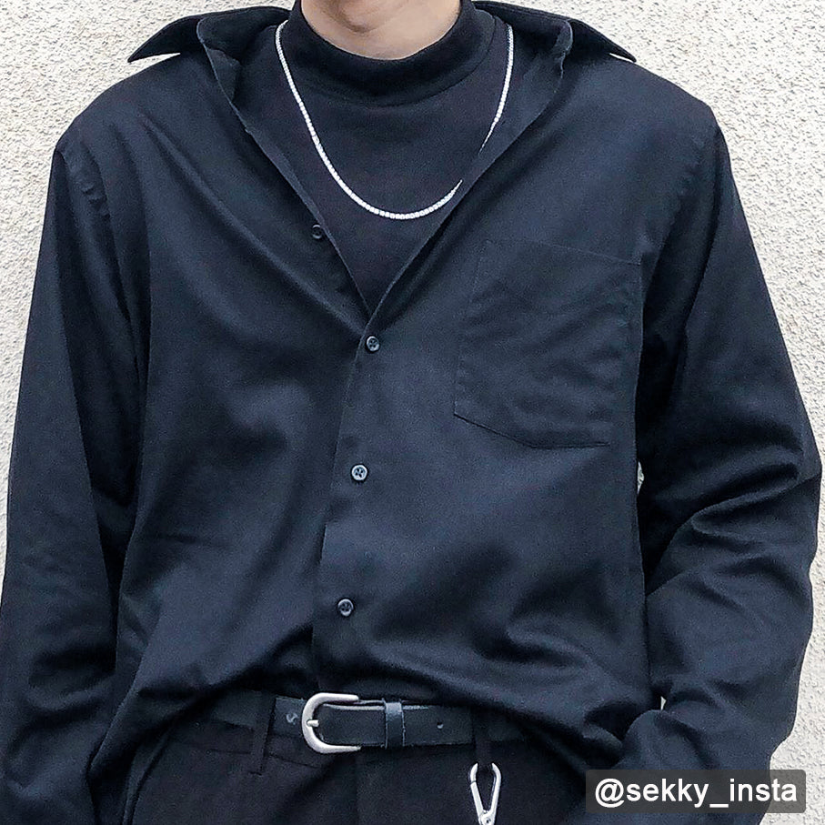 3mmホワイトゴールドCZダイヤテニスチェーンネックレス - jpkrkc&co