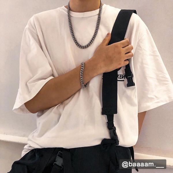 10mm 喜平 ネックレス&ブレスレット メンズ ホワイトゴールド 【セット】 KRKC