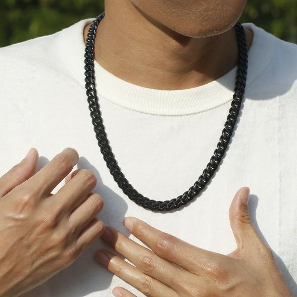 黒金 喜平 ネックレス メンズ 10mm 45cm-60cm KRKC