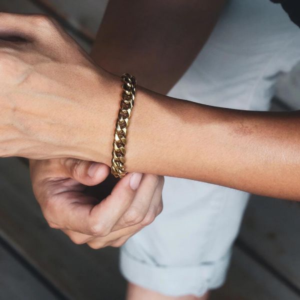 【超おトク！】8mm/10mm/12mm喜平 ブレスレット メンズ KRKC