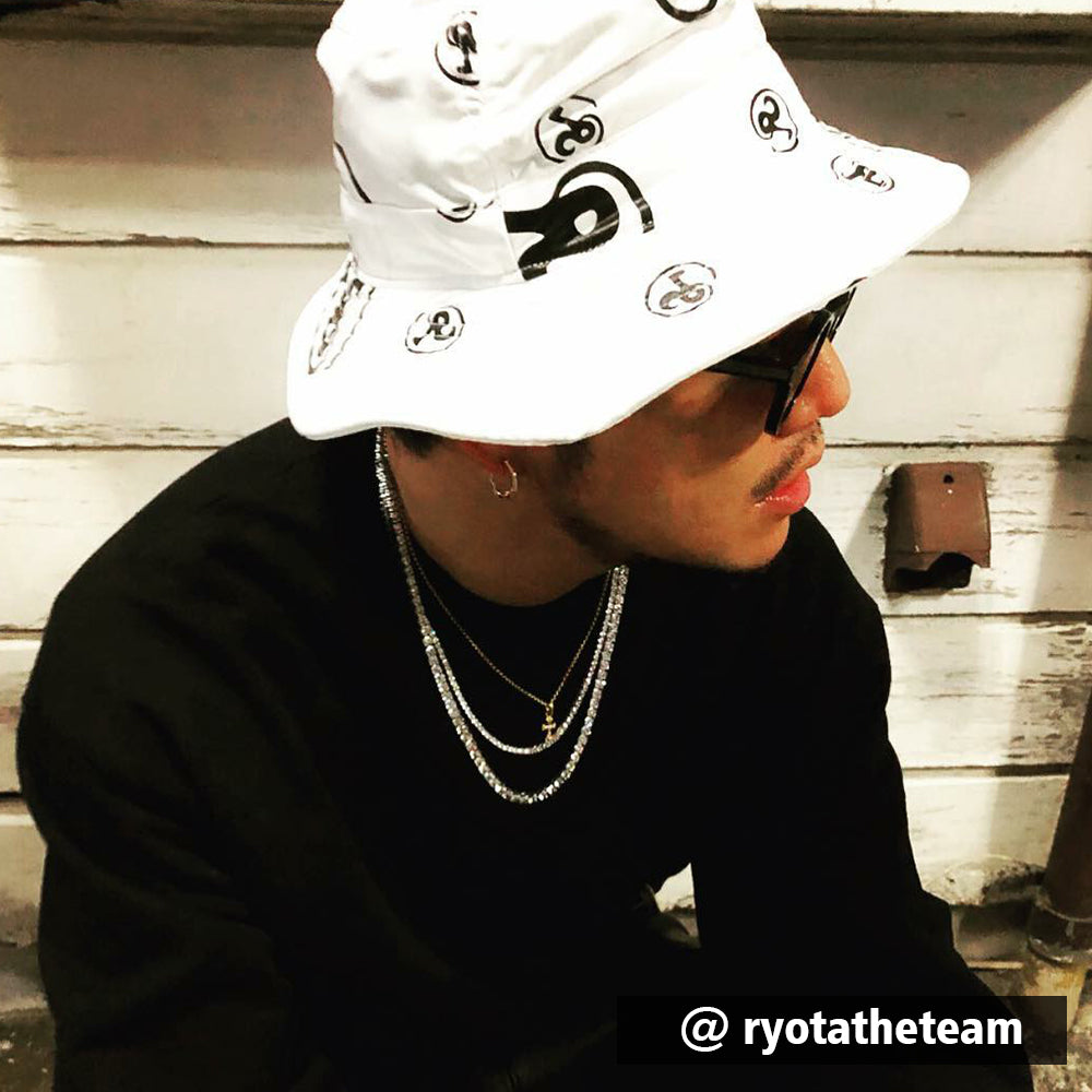 ホワイトゴールドテニスチェーンネックレスセット - jpkrkc&co