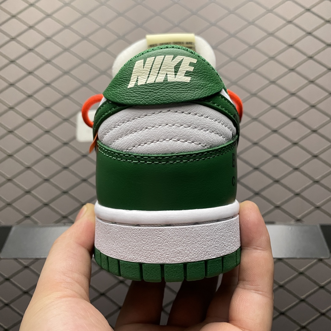 off_white×NIKE DUNK LOW PINE GREEN