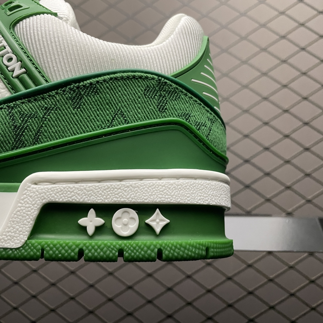 Louis Vuitton LV Trainer Sneaker Green 1A9JI0