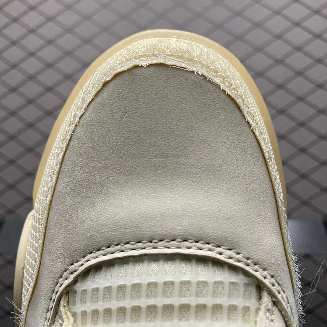Off-White × Nike WMNS Air Jordan 4 SP "Sail"